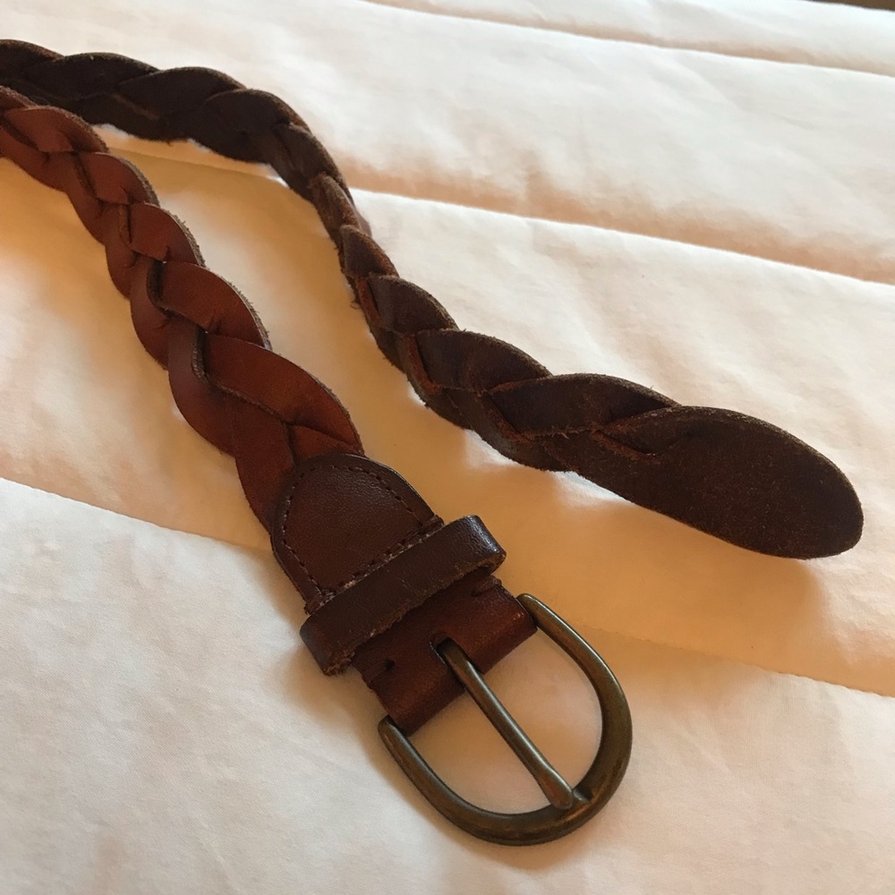 Braided Leather Belt